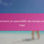 Comment j’ai assemblé des lampes avec Lego