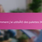 Comment j’ai utilisé des palettes IKEA