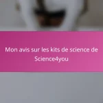 Mon avis sur les kits de science de Science4you