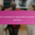 Voici comment j’ai organisé un jardin de parfums